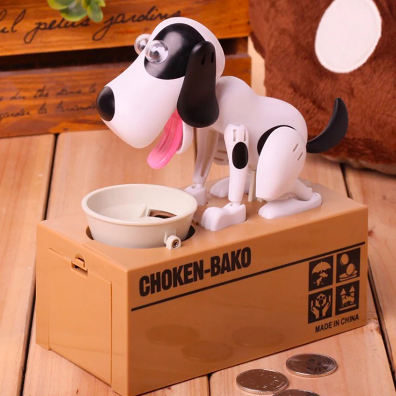 1 шт. роботизированная собака Banco Canino копилка для денег банк автоматический