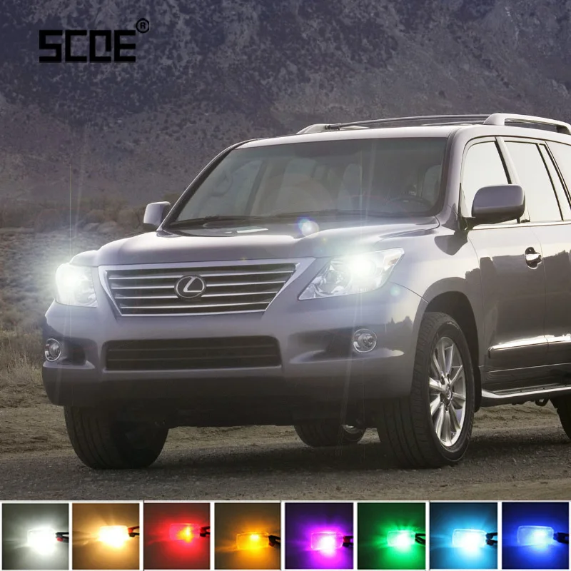 Для Lexus LX 570 RX 350 3 450H SC 430 SCOE 2 x супер яркий передний стояночный боковой габаритный