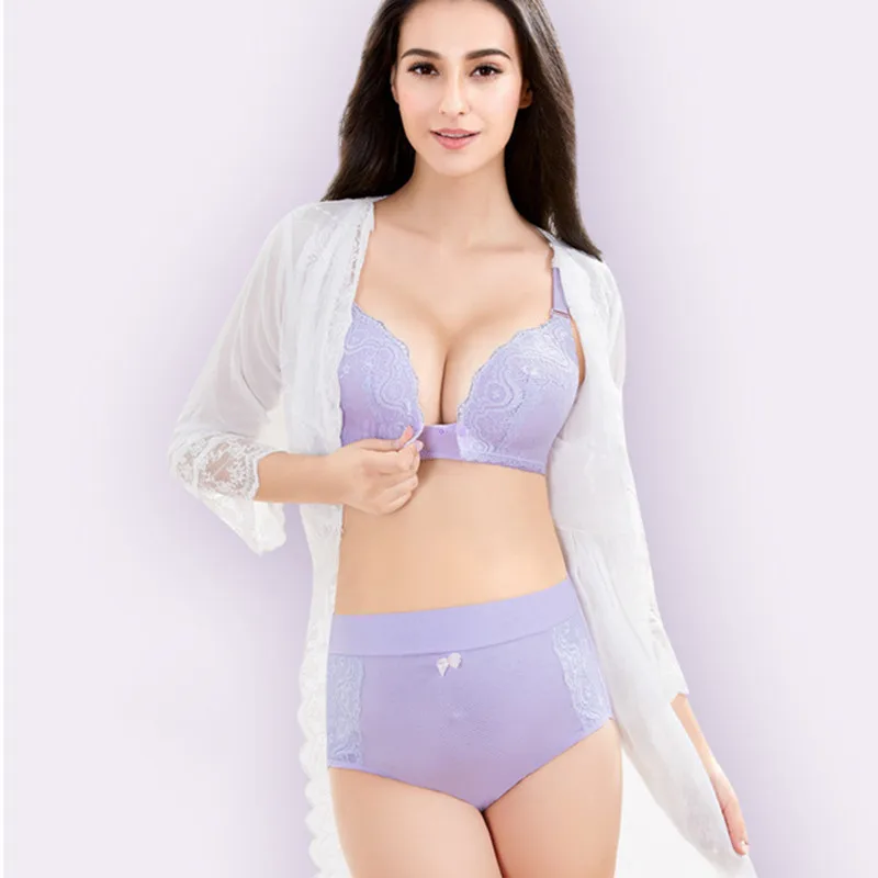 Комплект нижнего белья для кормления грудью бюстгальтер без косточек лифчик