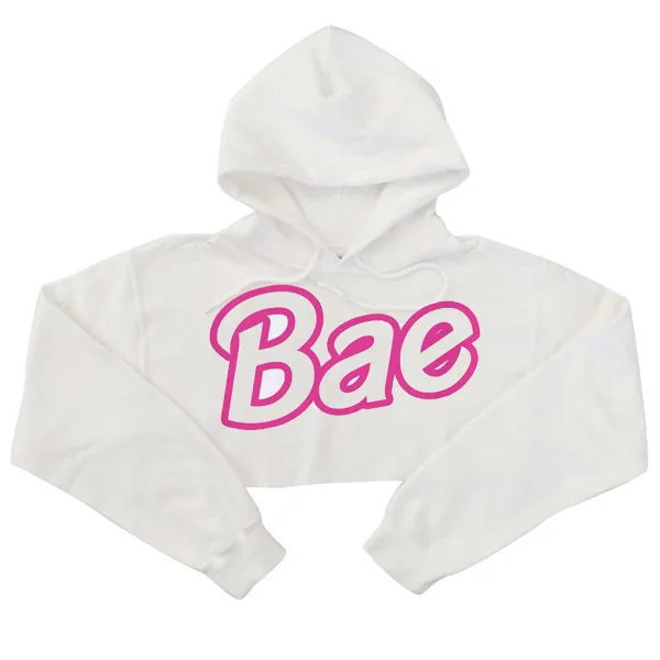 Женские пикантные ПЭ с буквенным принтом из двух предметов: толстовка капюшоном