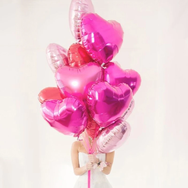 

Wholesale 50pcs/lot 18inch Balloon Cartoon Helium Mylar Balloons for Party Love Heart Foil Ballon Wedding Decoration -50