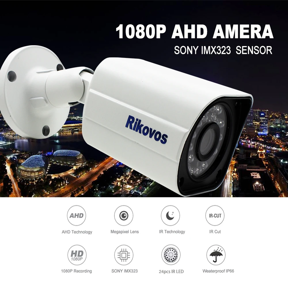 Мини HD 1080 P Товары теле и видеонаблюдения Камера Sony imx323 Сенсор 2mp AHD 20 м Ночное