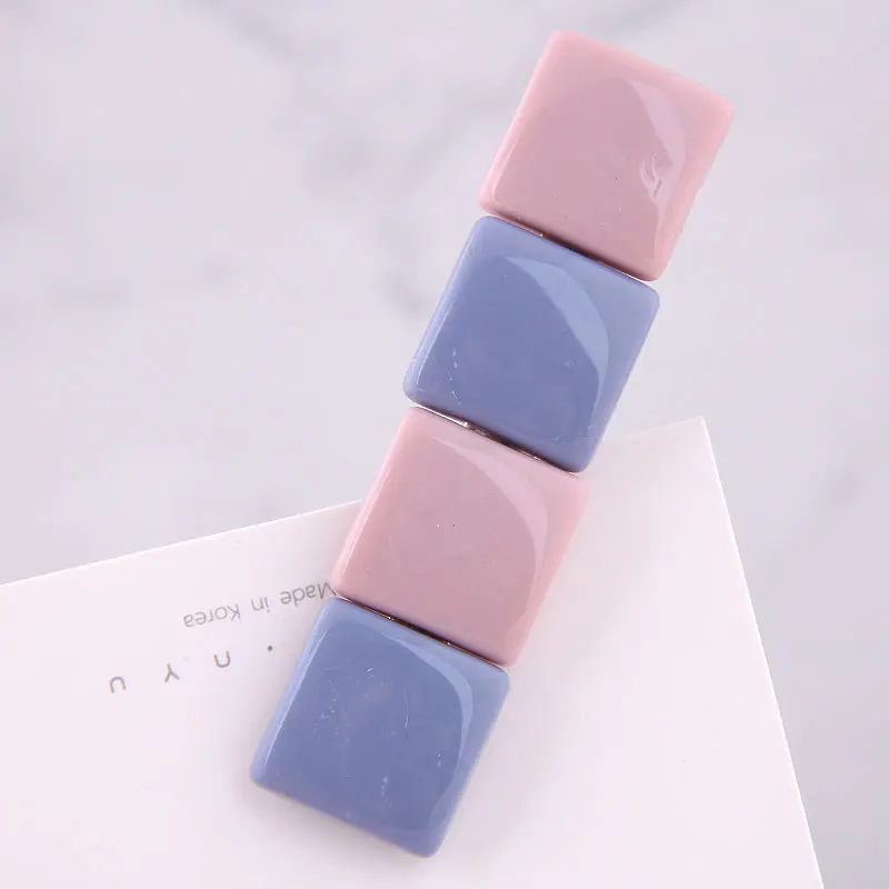 Women Girls hijab pins Side Hair Clip Candy Color Acrylic stone Pins Colored Jewelry | Украшения и аксессуары