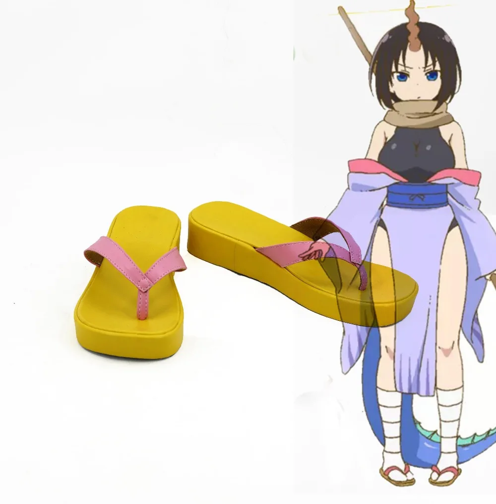 

Ботинки для косплея Kobayashi-san Chi no Maid Dragon Elma, аниме ботинки, шлепанцы, Хэллоуин, карнавал