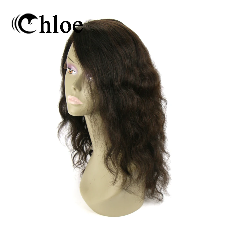 Натуральные волнистые парики Chloe 100% человеческие волосы бразильские натуральные