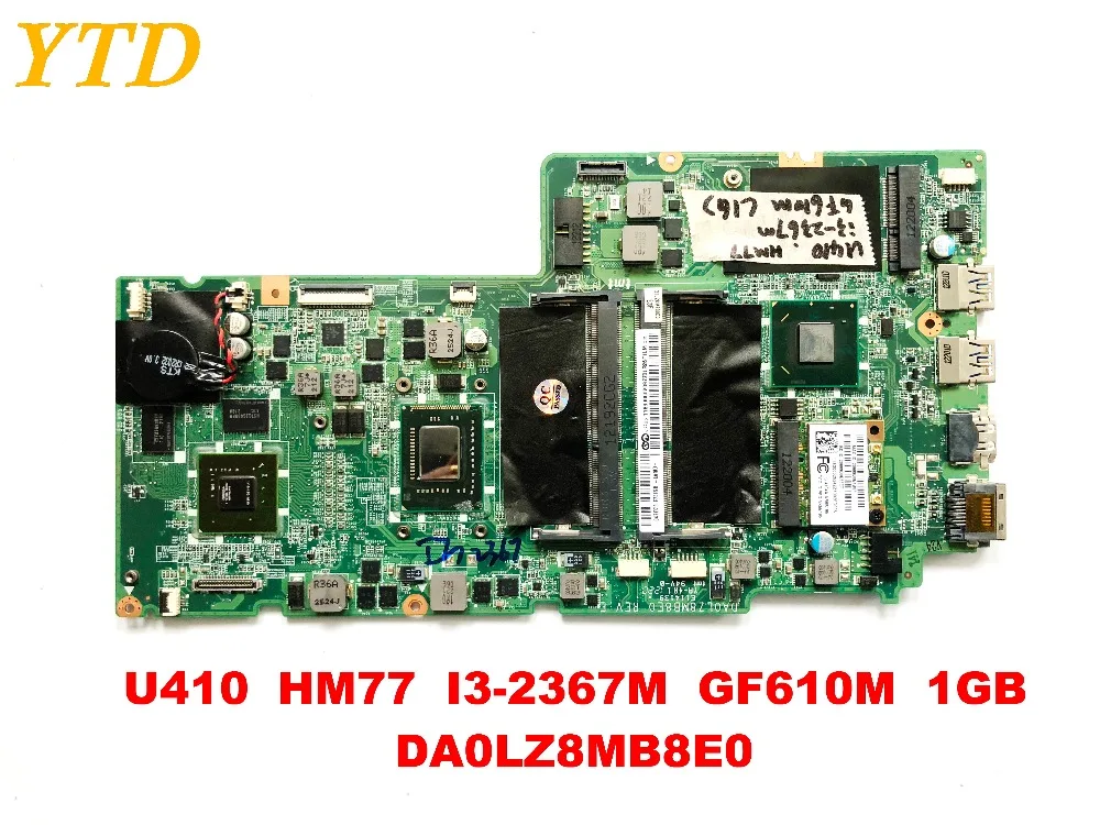 

Original for Lenovo U410 laptop motherboard U410 HM77 I3-2367M GF610M 1GB DA0LZ8MB8E0 tested good free shipping