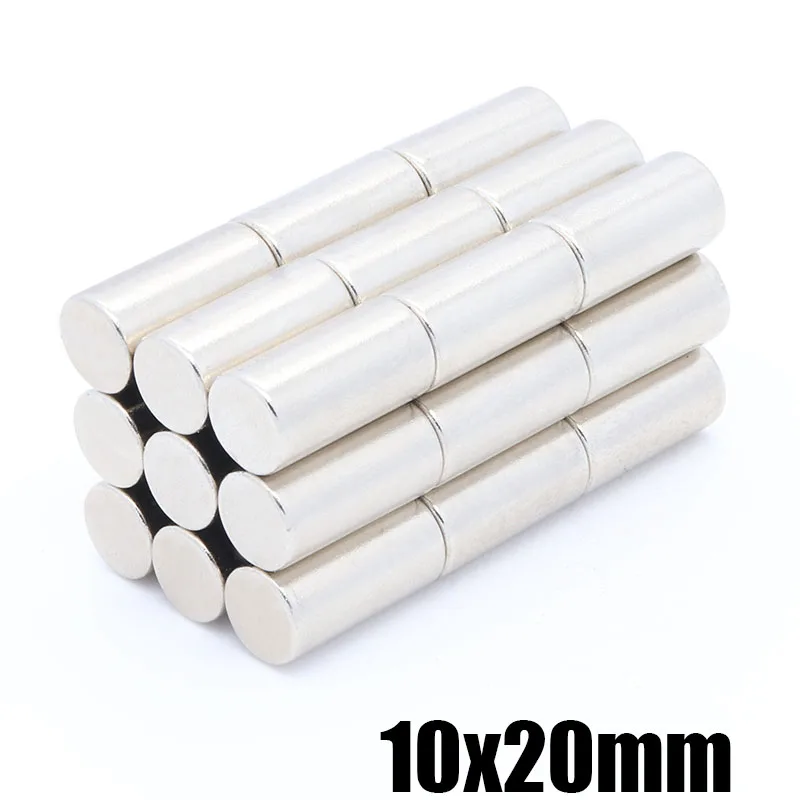 

10pcs 10x20 mm super strong cylindrical magnet neodymium magnet 10x20mm N35 magnet rare earth magnet 10 * 20mm