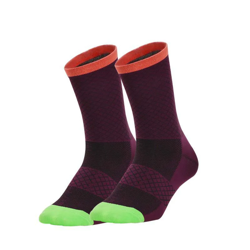 Thin bike riding socks Competition running compression in the tube wear-resistant deodorant sweat-absorbent thin DH-10 | Спорт и