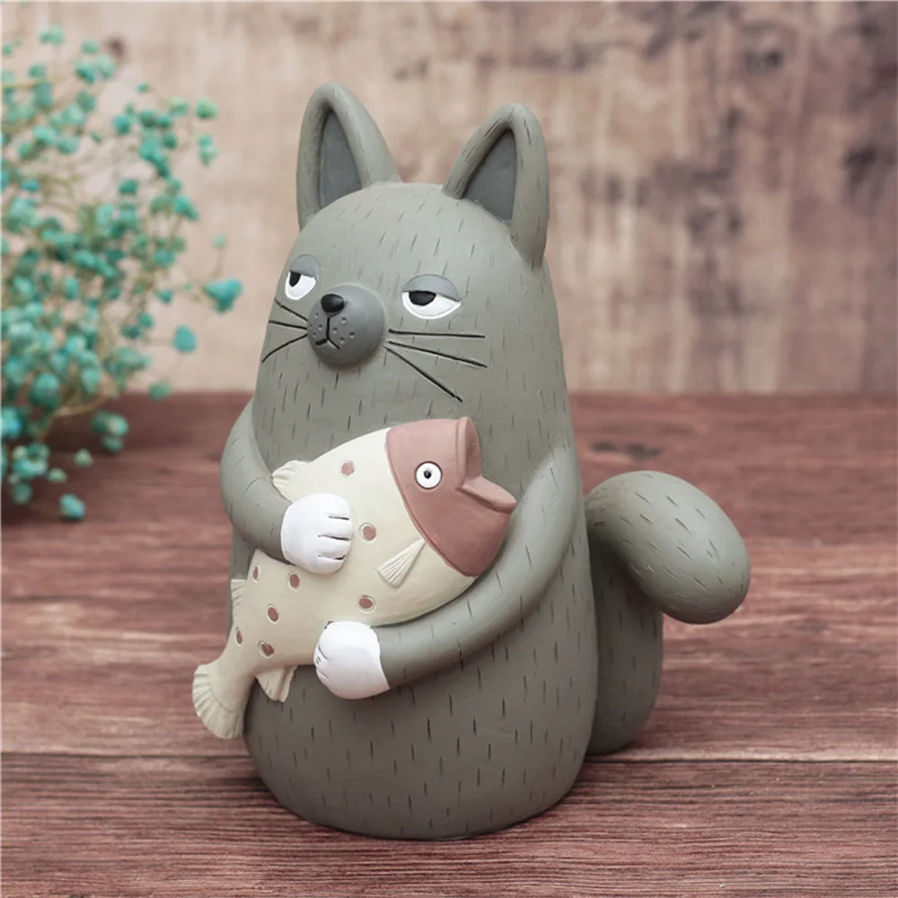 Прекрасный 3D Кошки Мультфильм фигурки копилка экономия монет цент, Пенни детская игрушка Копилка креативный подарок