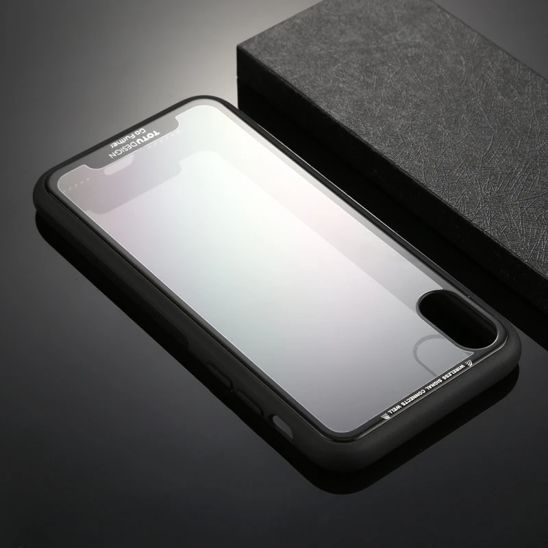 Чехол TOTU для iPhone XS прозрачный Ультратонкий чехол из ТПУ и поликарбоната с защитой