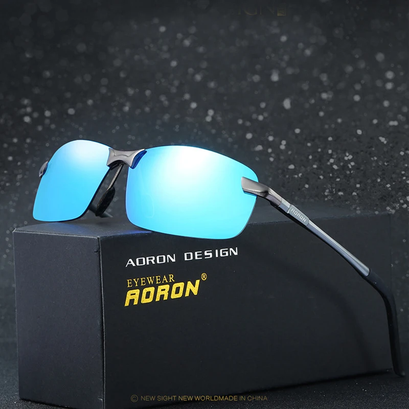 Поляризованные солнцезащитные очки для вождения в авиации рыбалки мужские