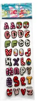 PVC letter sticker Специальное Искусство сердце звезда номер Алфавит Форма Скрапбукинг хрустальные наклейки награда дети мода ремесло GYH - Цвет: PVC letter sticker