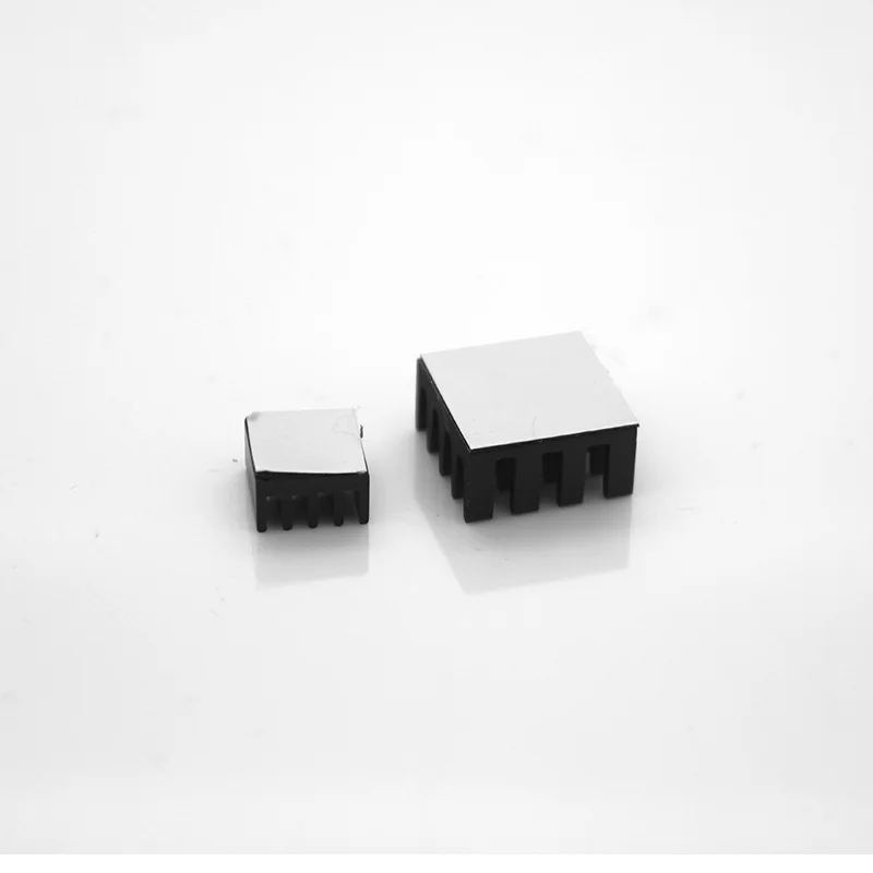 Raspberry Pi B + 2 3 радиатор с анодированным черным алюминиевым покрытием кулер ОЗУ для