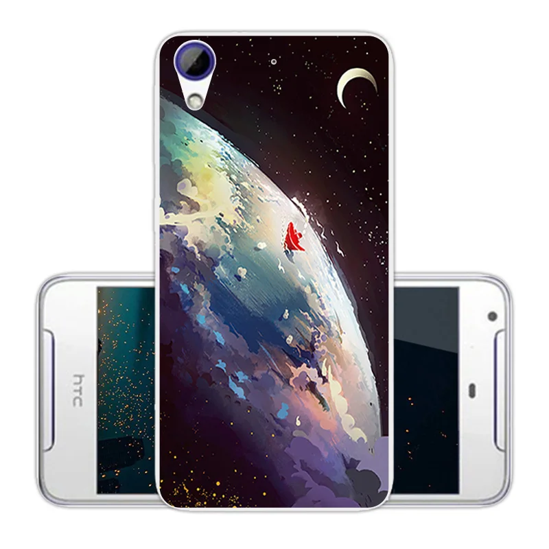 For HTC Desire 628/628 Dual Green Phone Case for 628 Clear Soft Silicone Protective Back Cover Coque |