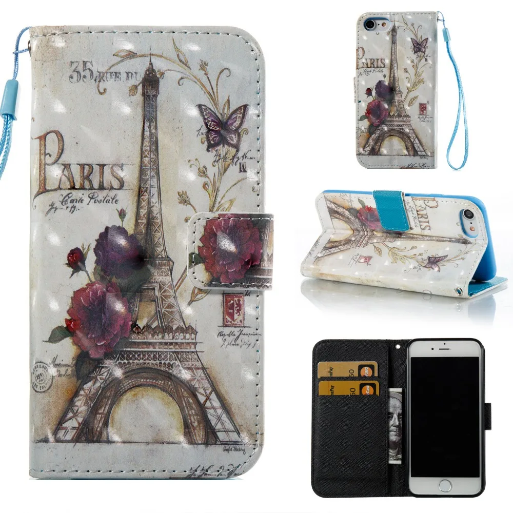 Блестящий чехол бумажник для iPhone 7 8 Plus Plus|phone cases|for iphonecase for phone |