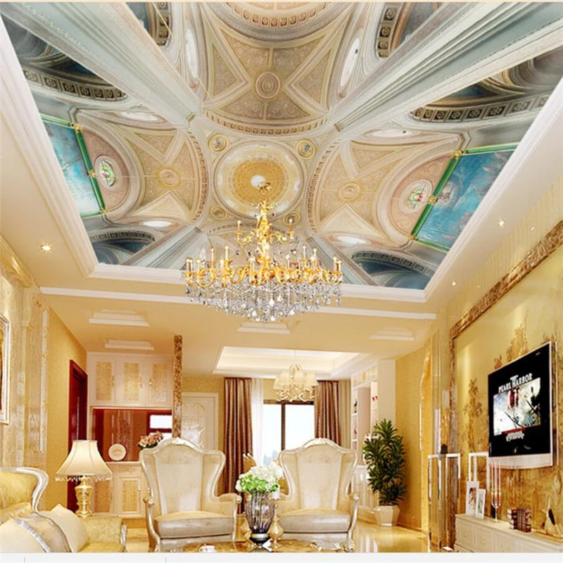 wellyu Custom wallpaper 3d murals new European elegance space restaurant living room zenith fresco papel de parede | Обустройство