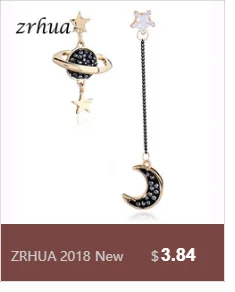 ZRHUA новые модные хорошие продажи 925 стерлингового серебра звезда серьги аксессуары белые овальные brincos для женщин/девочек свадебные украшения