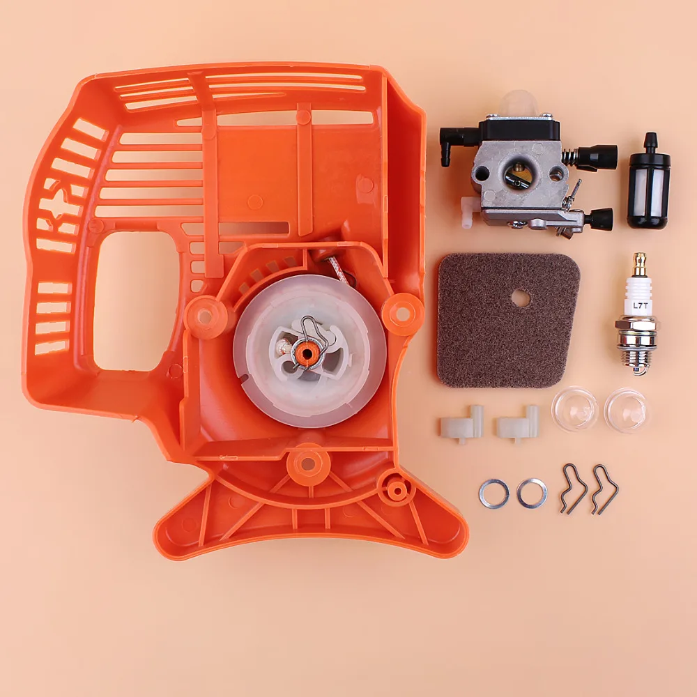 Стартовый карбюратор комплект воздушных фильтров для STIHL FS55 FS38 FS45 FS46 FC55 HL45 KM55