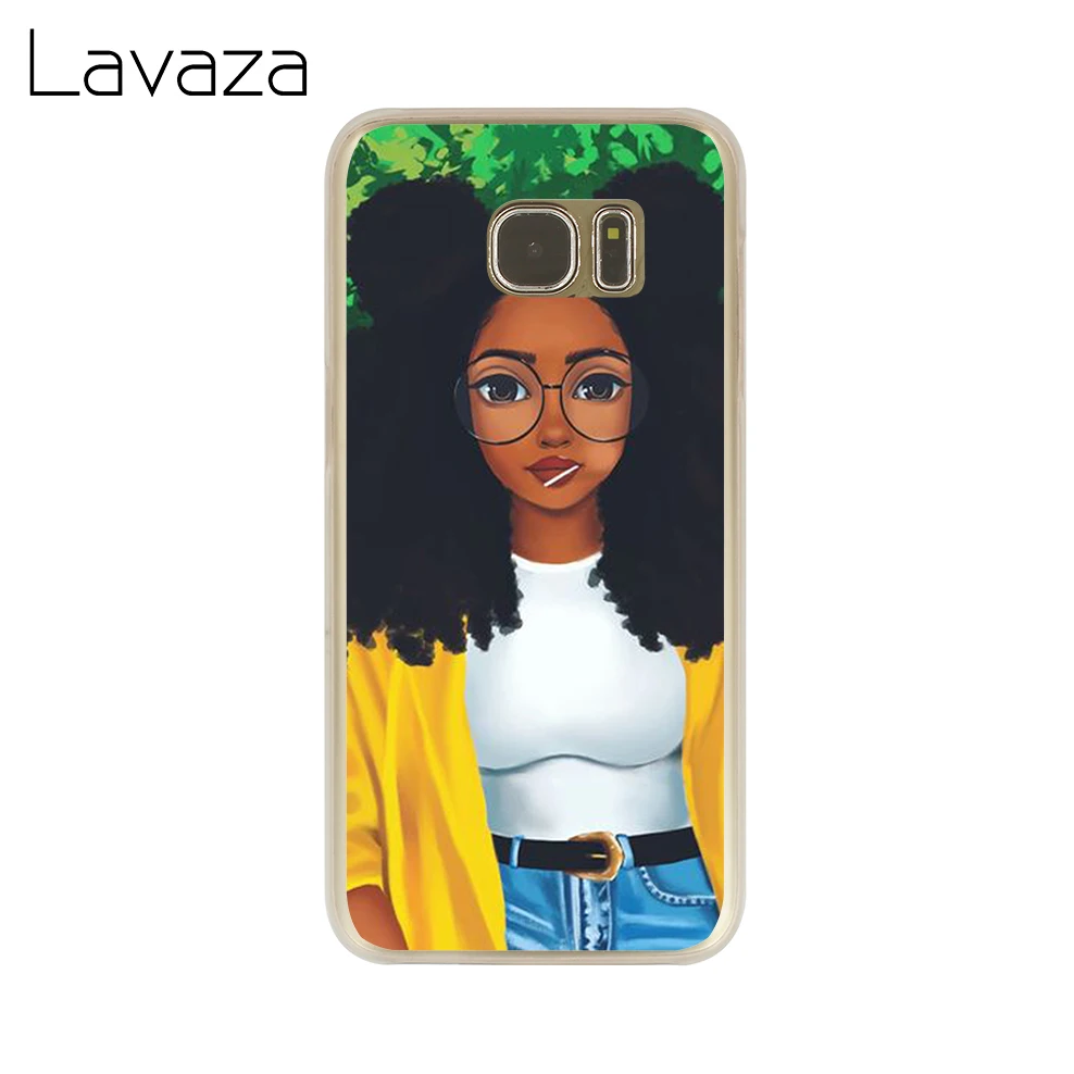 Милый чехол Lavaza Afro Girls для samsung Galaxy S10 S10E S9 S8 Plus S7 S6 Edge &amp Note 8 9 | Мобильные телефоны и