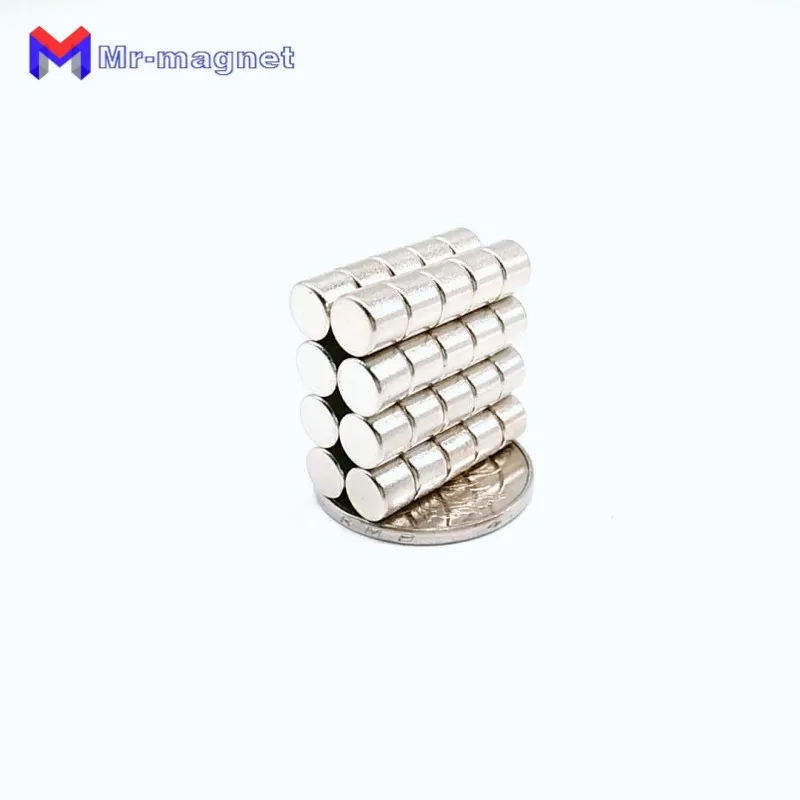 100 шт. горячая Распродажа 6x5 мм неодимовый магнит 6x5 N35 супер сильный редкоземельный магнит неодимовый магнит D6x5, 6 мм x 5 мм небольшой холодильник 6*5 Магниты D6* 5 мм