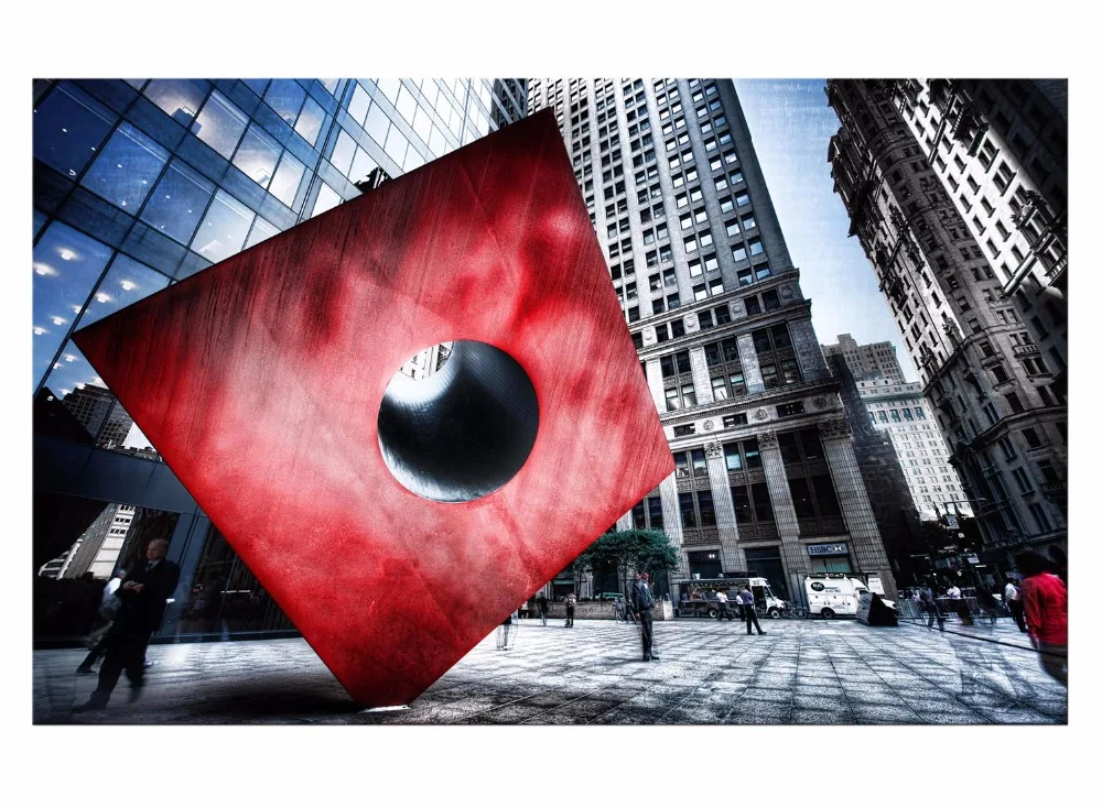 1 панельная Картина на холсте лес и закат Солнечный свет осенний современное