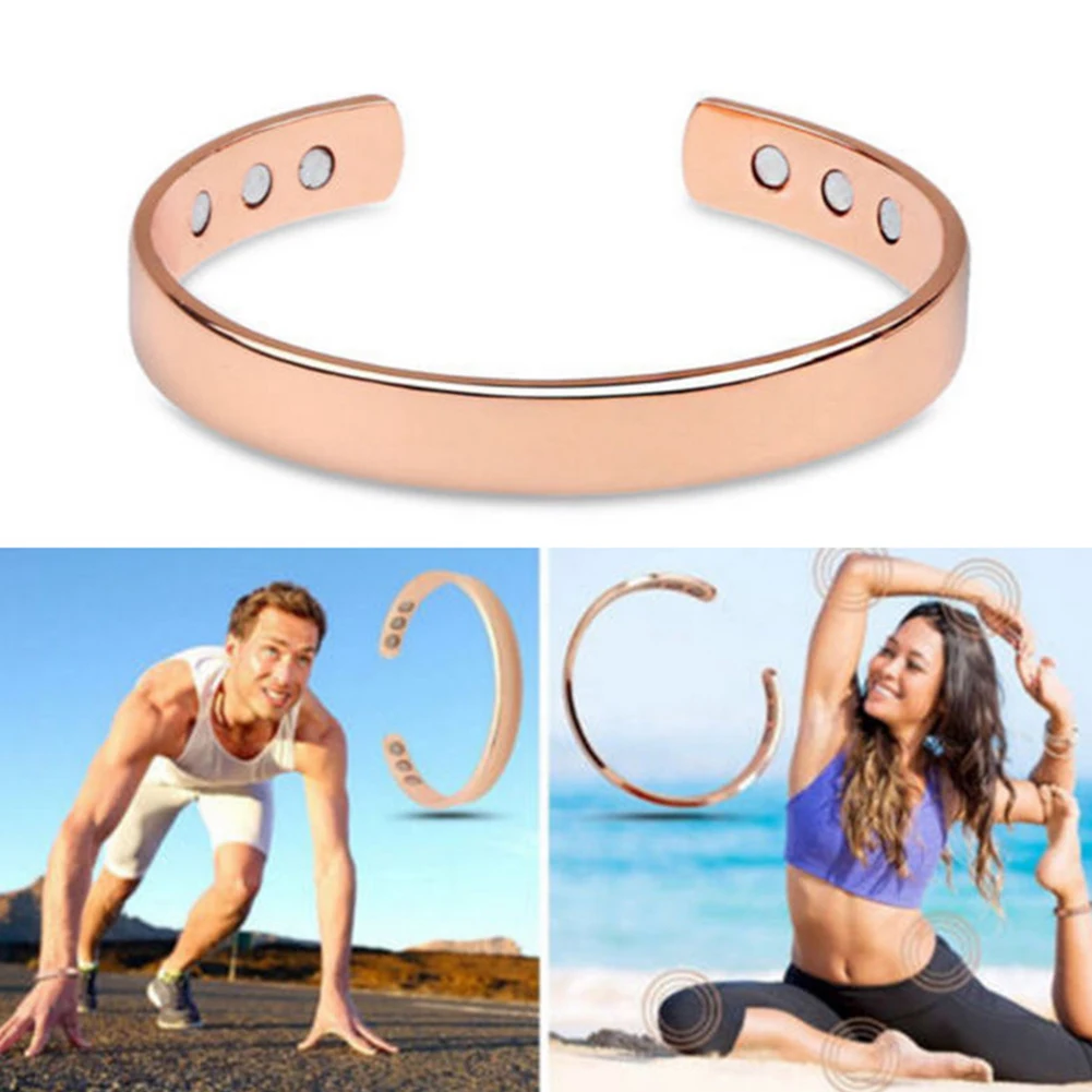 Magnetic Copper Bracelet Healing Bio Therapy Arthritis Pain Relief Bangle Cuff therapy For Women | Украшения и аксессуары