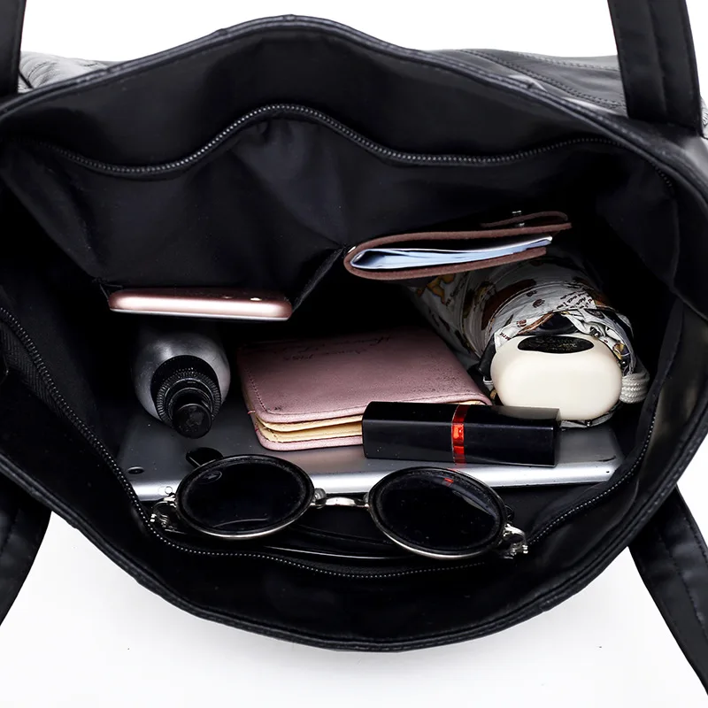 Женская сумка тоут из натуральной овчины повседневные ручные сумки в стиле