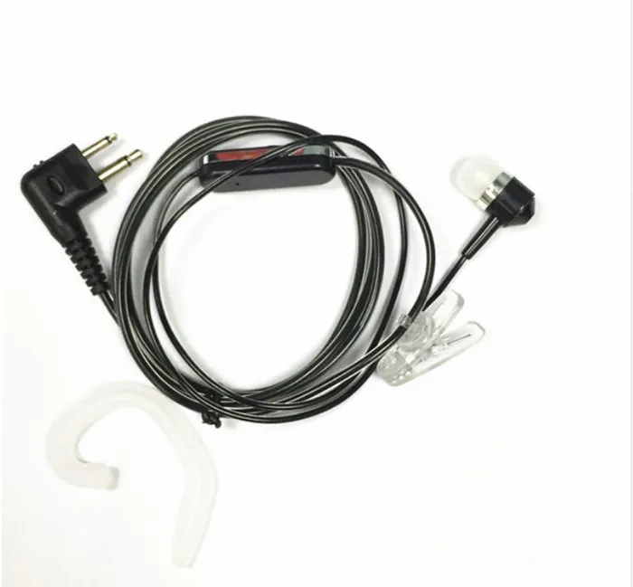 2 pin suavidd de nuevo negro doble propósito auricular для motorola GP88 GP3188 EP450 DEP450 радио|Рации| |