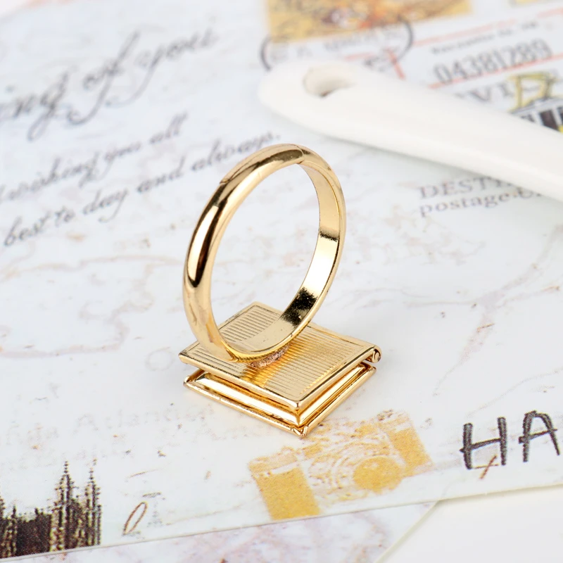 1 шт. Красота и с рисунком из мультфильма Красавица Чудовище Винтаж золотые