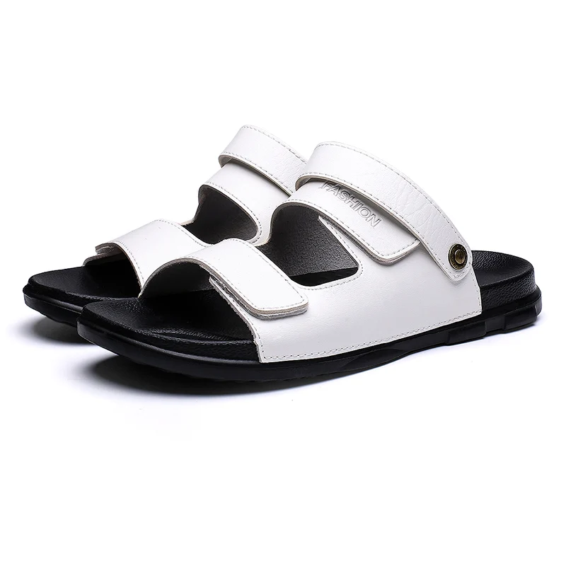 Новинка 2019 стильные мужские сандалии YEINSHAARS летняя обувь кожаные повседневные