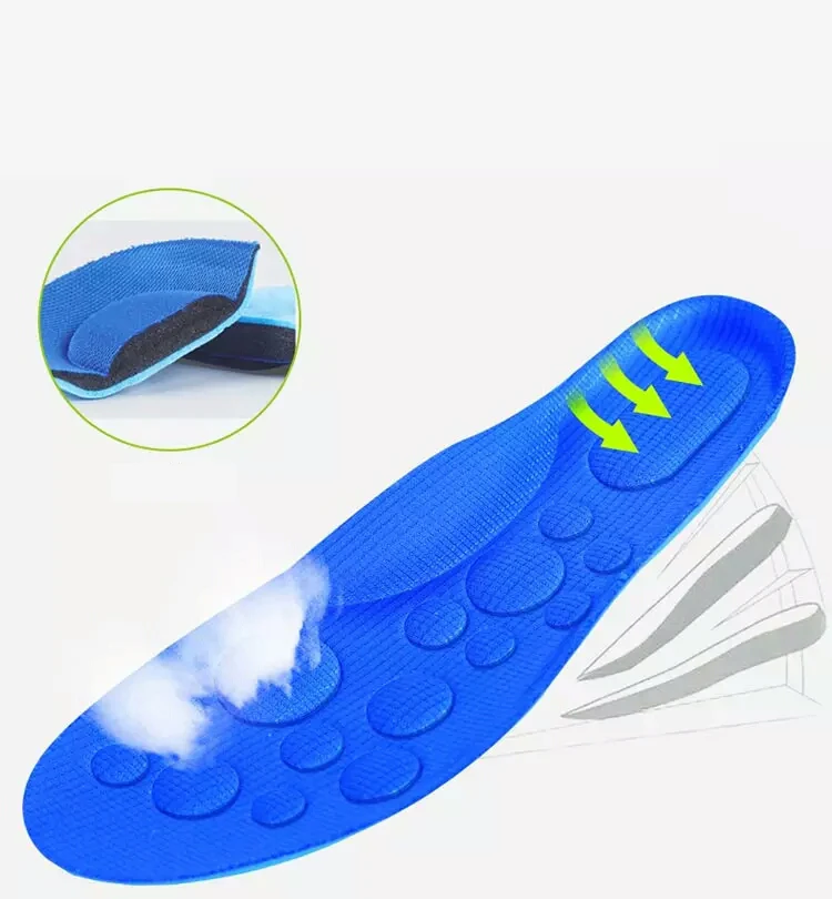 EXPfoot Memory foam унисекс стрейч дышащий дезодорант обувь Мягкая облегчающая боль Беговая Подушка стельки вставка