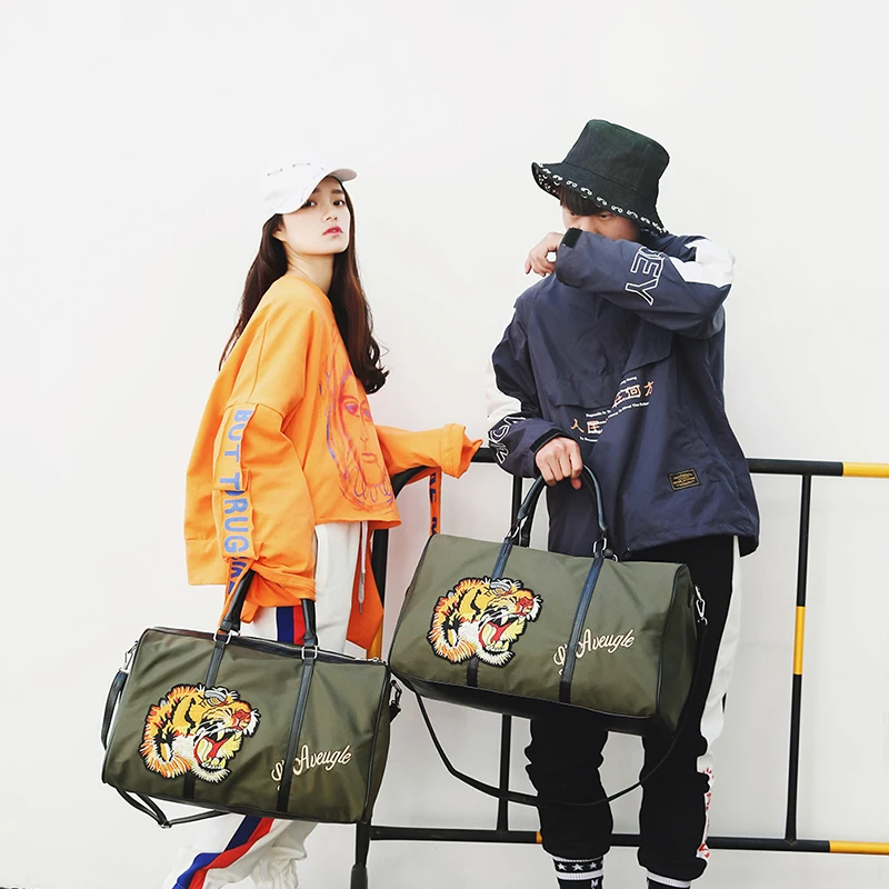 Новинка 2018 Брендовая женская спортивная сумка нейлоновая Водонепроницаемая для