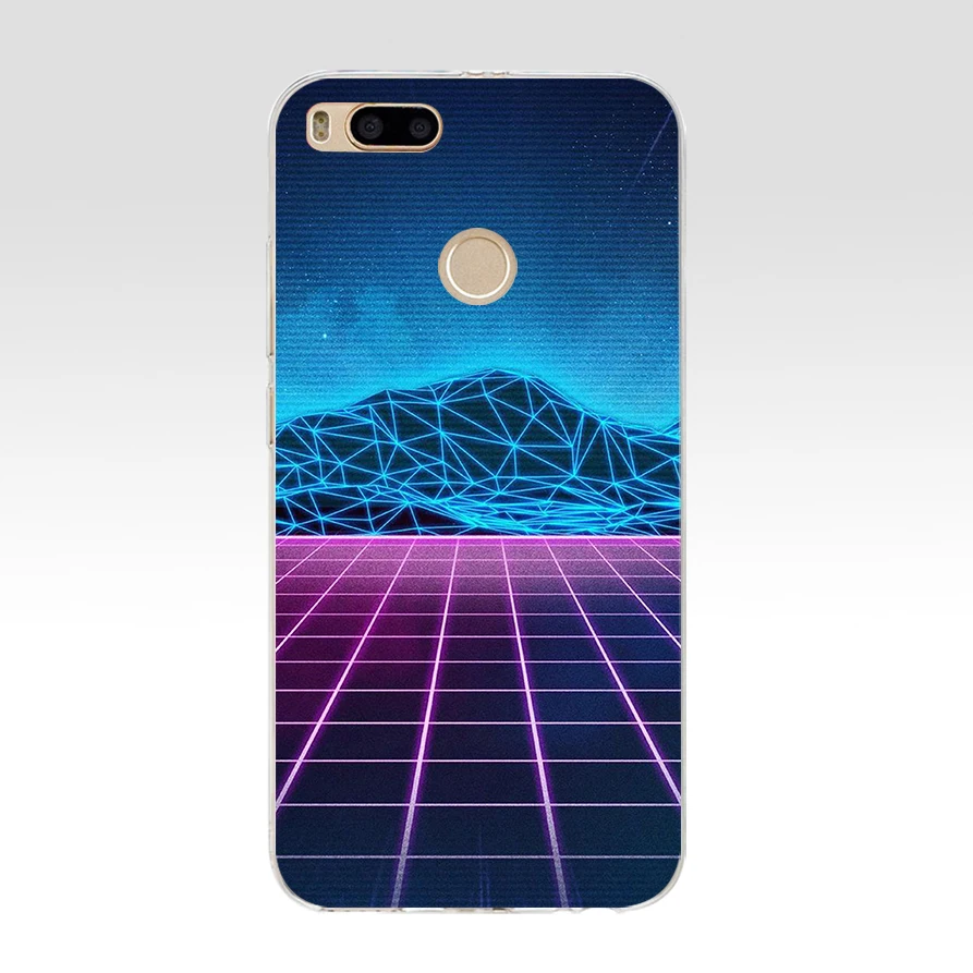 129SD эстетика vaporwave Мягкий Силиконовый ТПУ чехол для телефона для xiaomi redmi 4A 4X note 4 4x mi A1 A2 lite - Цвет: 12