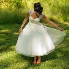 Короткие свадебные платья а-силуэта, белое Тюлевое винтажное свадебное платье с сердечком, кружевные свадебные платья длиной ниже колена, бесплатная доставка, 2022