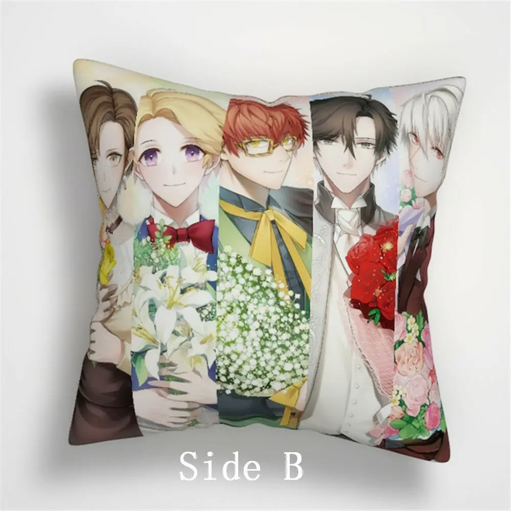 Двухсторонняя наволочка Mystic Messenger с Аниме Манга подушка для