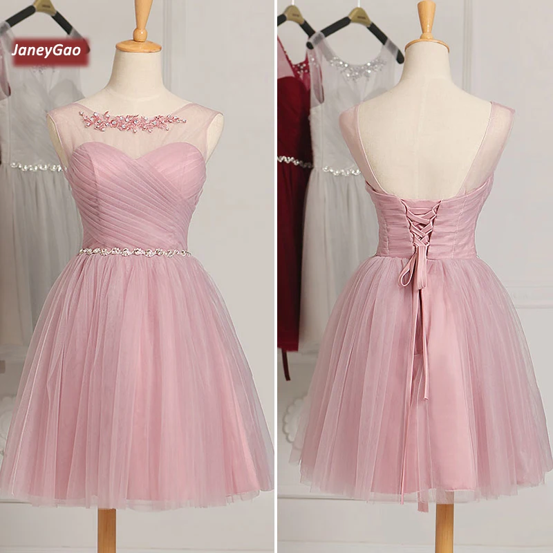 Короткое платье для выпускного JaneyGao женское элегантное короткое выпусквечерние