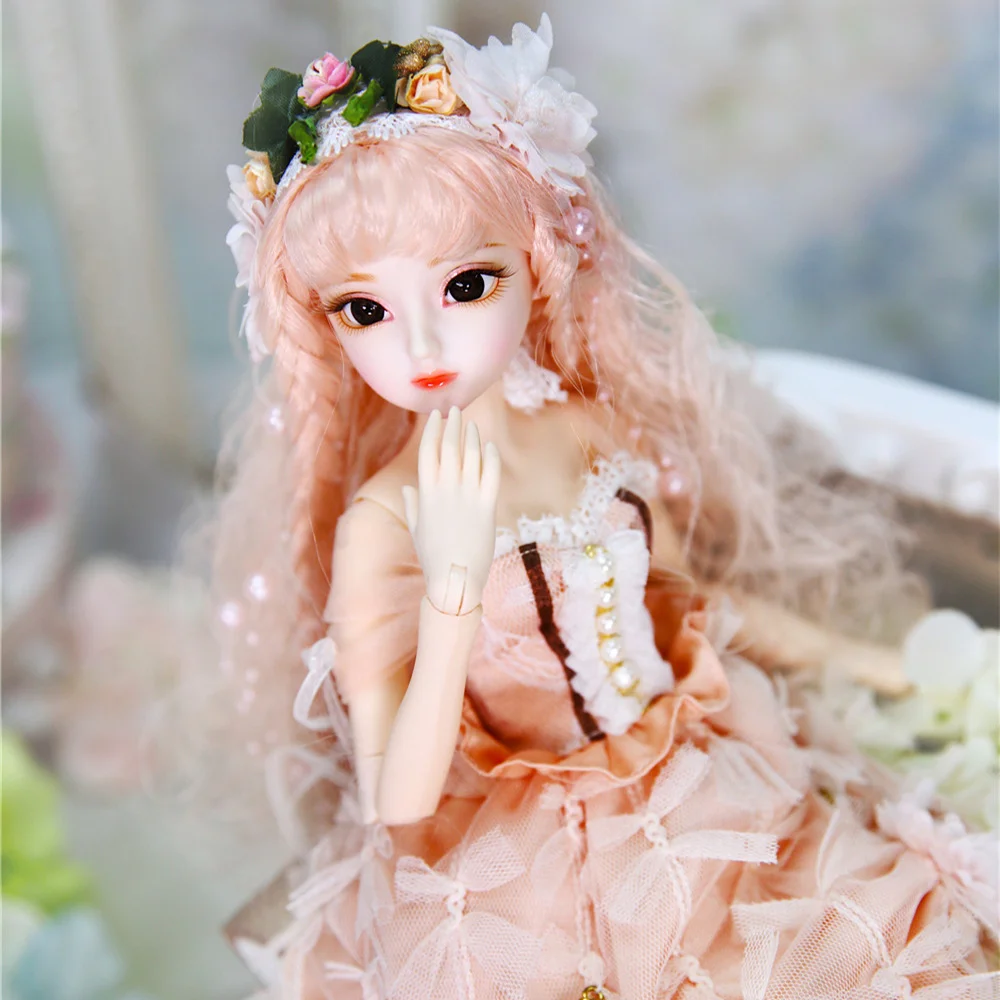1/4 BJD Blyth кукла молочная королева имя Клэр коралловые волосы механическое соединение тела девушки ледяной, SD