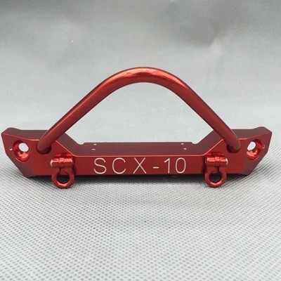 Red Color Осевой SCX10 Яд Spyder передние бамперы с сережками для 1/10 RC Jeep Wrangler на гусеничном ходу - Цвет: Red Color