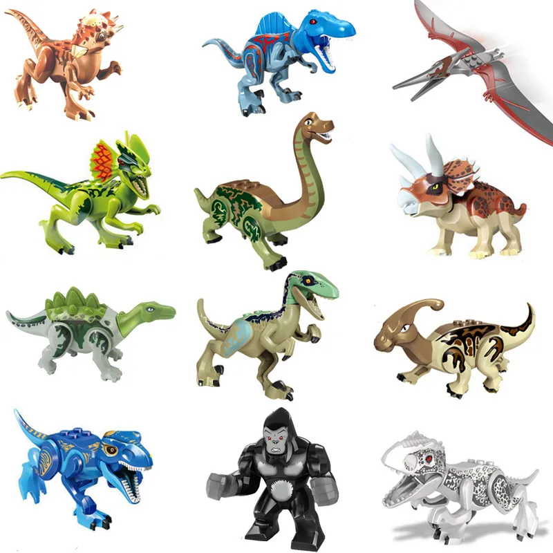 12 шт. Парк Юрского периода динозавр Раптор Stygimoloch тираннозавр Рекс фигурки