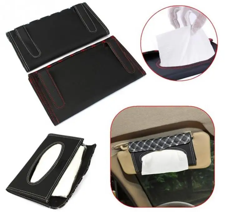 Автомобильный козырек tissue box автомобильные аксессуары буфер обмена коробка салфеток Держатель автозапчасти