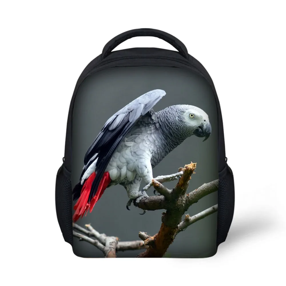 HUE MASTER Parrot дизайнерский рюкзак с принтом для детского сада школьная сумка