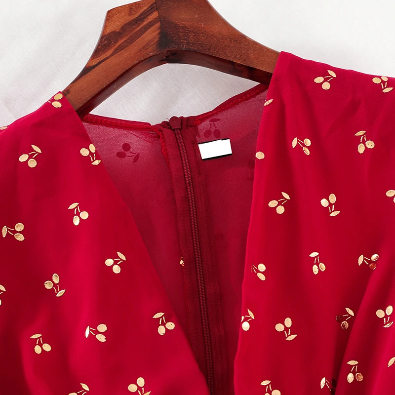 Новинка 2019 женский комбинезон с длинным рукавом пляжный стиль принт женская