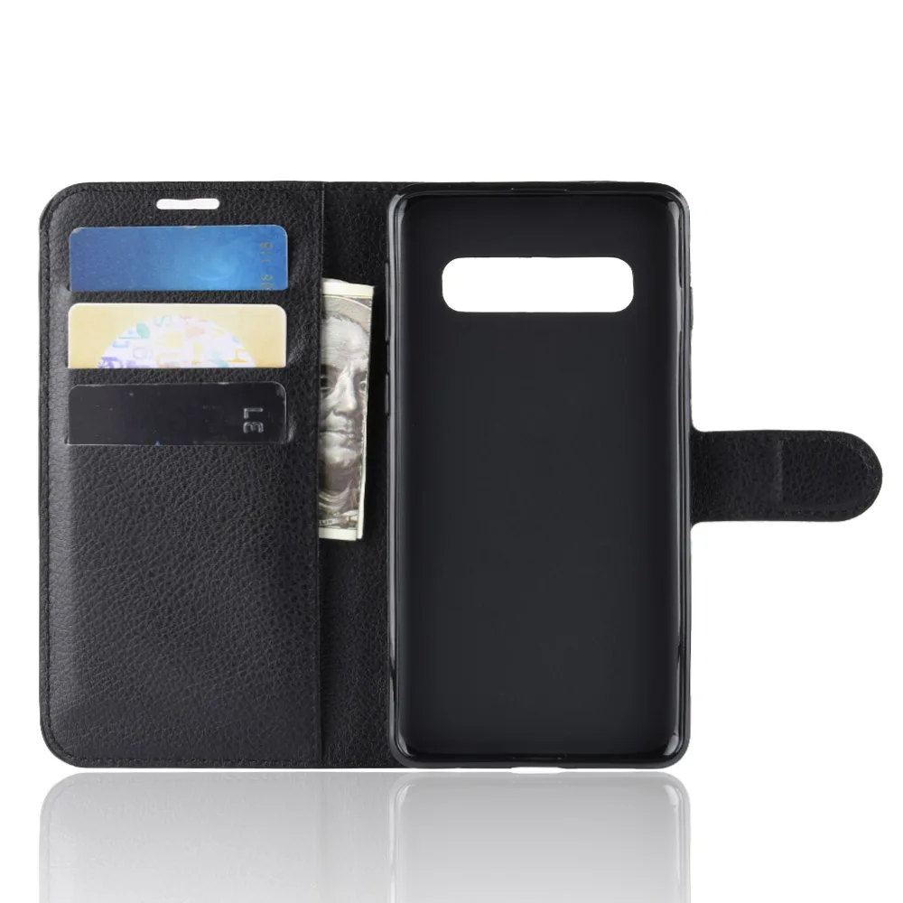 For Samsung Galaxy S10 5G Case GalaxyS10 S 10 G977F G977FD G977 Flip Back Cover Wallet PU Leather Silicone Protective Phone | Мобильные