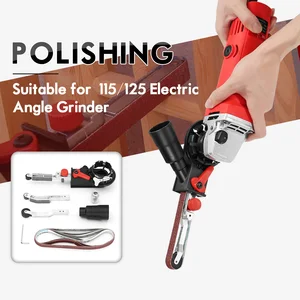 Ленточная шлифовальная лента  для электрической угловой шлифовальной машины 115125 с резьбовым шпинделем M14 для обработки металла по дереву