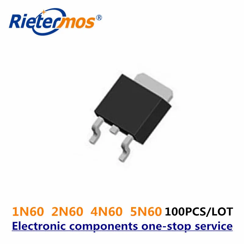 

100PCS 1N60 2N60 4N60 5N60 TO252 TO-252 MADE IN CHINA