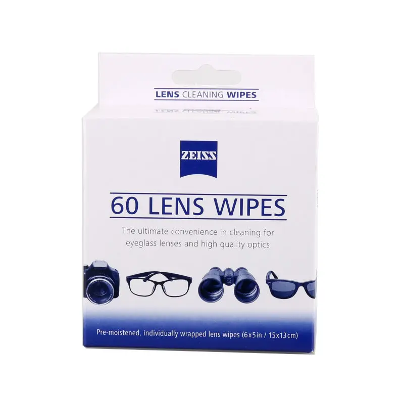 ZEISS Microfiber cleaner eyeglass glasses spectacles lens wipes 60 counts |