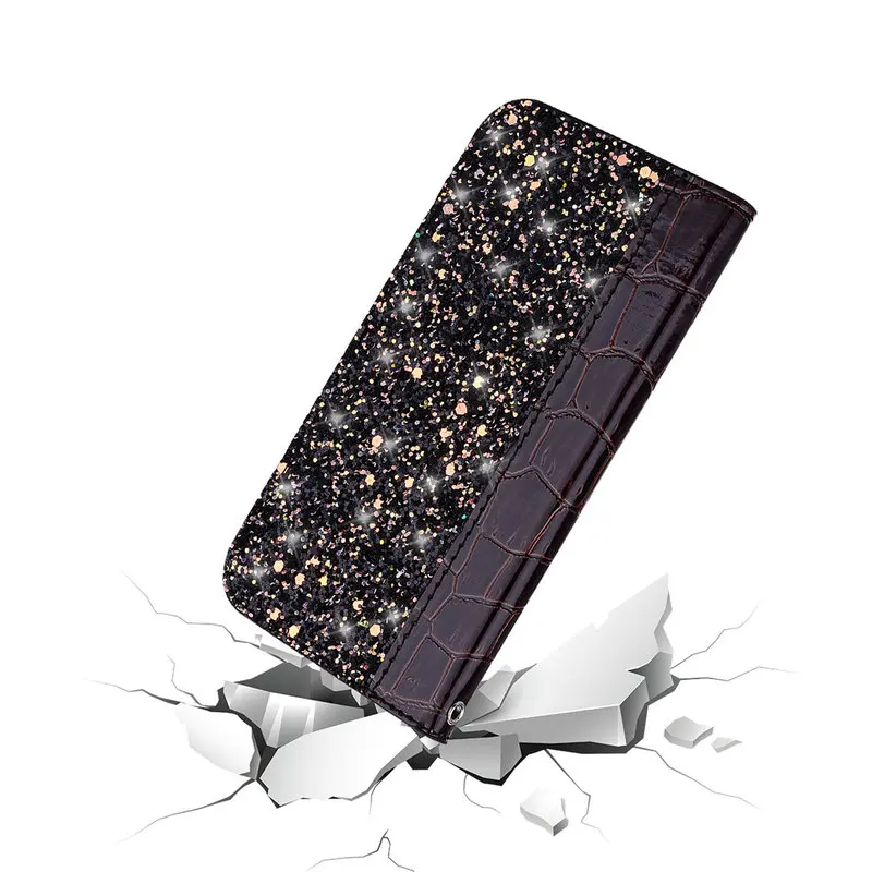 Блестящий Магнитный кошелек для Samsung Galaxy J730 чехол Coque J7 2017 кожаный флип J3 J5 J330 J530