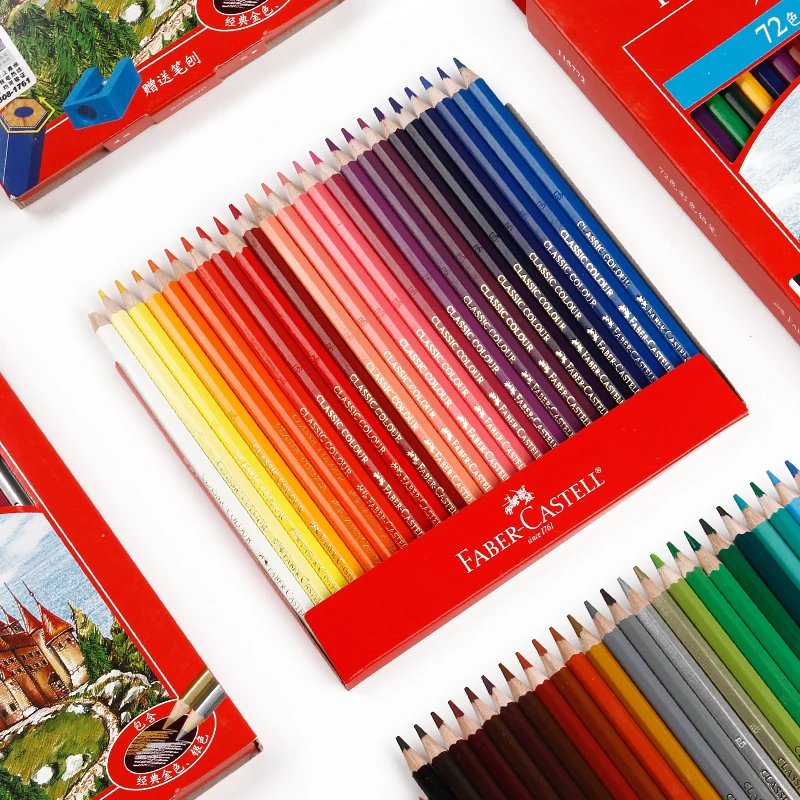 Faber Castell 36/48/72 Цветные карандаши набор профессиональных картина масляный цветной