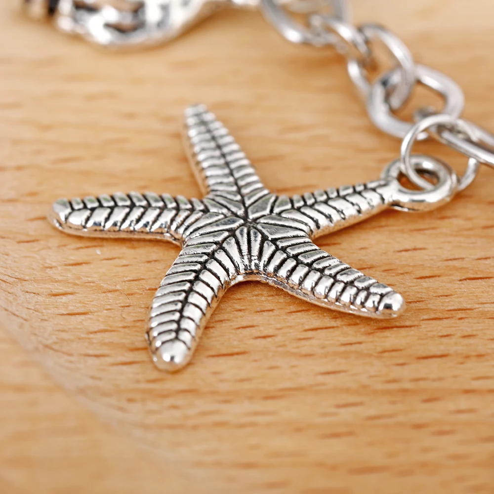 YAOLOGE Retro Bohemian Shell Beads Pendant Anklets Summer Beach Simple Metal Chain Barefoot Sandal Jewelry Adjustable Women Gift | Украшения