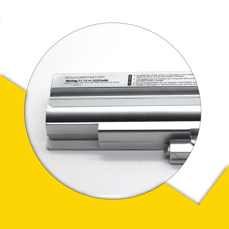 YHR Новый 5200 мАч 6 ячейки Батарея для sony VGP BPS13/S BPS13A/S BPS13AS BPS13B/ S BPS13S